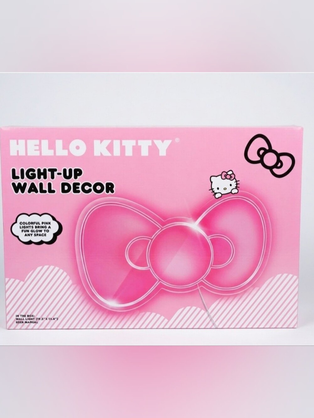 Hello Kitty LED Pink Bow Light Up
